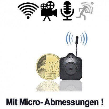 Kleinstes Color Funk-Kamerasystem der Welt mit USB-Stick Tuner inkl. Software für PC-basierte digitale Videoüberwachung