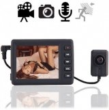Knopfloch-Spionkamera mit Mini-Videorecorder im Westentaschenformat, perfekt für mobile und investigative Videoaufzeichnung