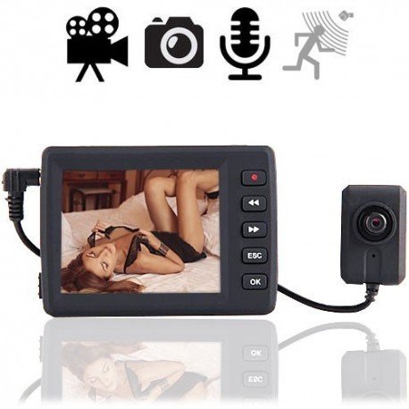 Knopfloch-Spionkamera mit Mini-Videorecorder im Westentaschenformat, perfekt für mobile und investigative Videoaufzeichnung